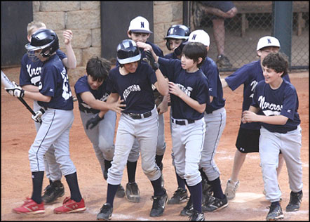 Jesse Vaughan Home Run Celebration